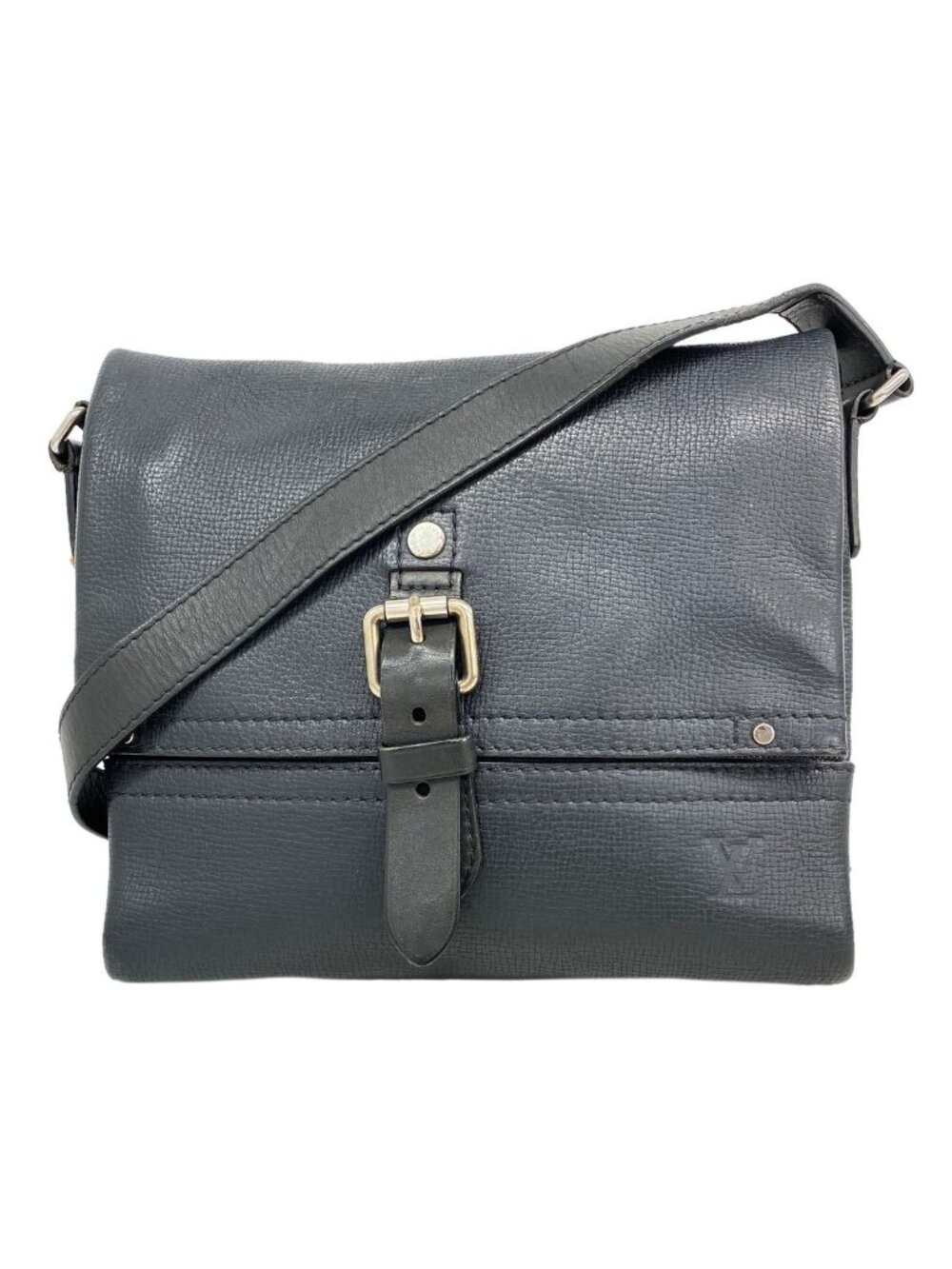 Louis Vuitton Shoulder Bag Utah Canyon Messenger PM Black